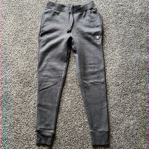 Mens Grey Champion SweatPant Joggers (Size Small-S) Reverse Weave